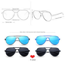 Load image into Gallery viewer, BARCUR  Oversize Aluminium Sunglasses Men Polarized Trending Styles Sun glasses Male Anti-Reflective oculos With Box Gift