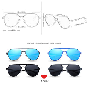 BARCUR  Oversize Aluminium Sunglasses Men Polarized Trending Styles Sun glasses Male Anti-Reflective oculos With Box Gift