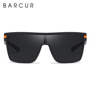 BARCUR Oversized Polarized Sunglasses Men Square Sun glasses Driving Googles gafas oculos de sol