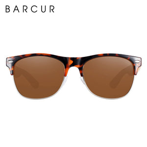 BARCUR Polarized Bamboo Sunglasses 2023 Wooden Sunglasses Men Women UV400 Protection gafas de sol