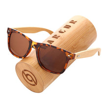 Load image into Gallery viewer, BARCUR Polarized Bamboo Sunglasses Men Wooden Sun Glasses Women Brand Original Wood UV400 Oculos De Sol Masculino