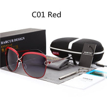 Load image into Gallery viewer, Polarized Ladies Sunglasses Women Gradient Lens Round Sun Glasses Square Luxury Brand Oculos Lunette De Soleil Femme
