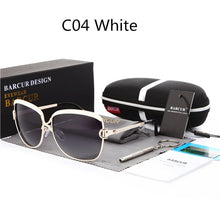 Load image into Gallery viewer, Polarized Ladies Sunglasses Women Gradient Lens Round Sun Glasses Square Luxury Brand Oculos Lunette De Soleil Femme