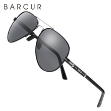 Load image into Gallery viewer, BARCUR Polarized Mens Sunglasses Pilot Sun Glasses for Men accessories Driving Fishing Hiking Eyewear Oculos Gafas De Sol