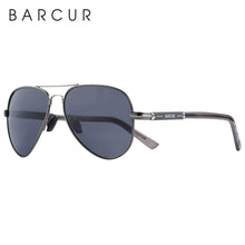 Load image into Gallery viewer, BARCUR Polarized Mens Sunglasses Pilot Sun Glasses for Men accessories Driving Fishing Hiking Eyewear Oculos Gafas De Sol