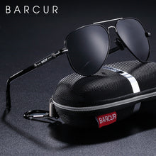 Load image into Gallery viewer, BARCUR Polarized Mens Sunglasses Pilot Sun Glasses for Men accessories Driving Fishing Hiking Eyewear Oculos Gafas De Sol