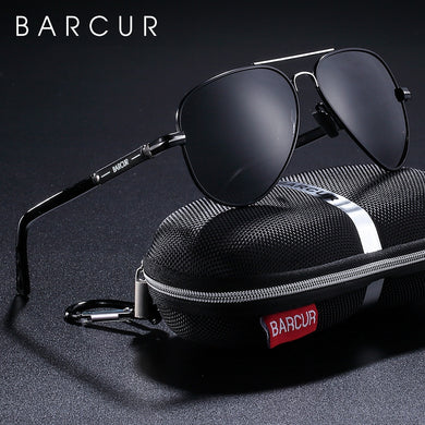BARCUR Occhiali da sole polarizzati da uomo Occhiali da sole pilota per uomo accessori Guida Pesca Escursionismo Occhiali Oculos Gafas De Sol 