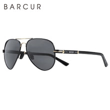 Load image into Gallery viewer, BARCUR Polarized Mens Sunglasses Pilot Sun Glasses for Men accessories Driving Fishing Hiking Eyewear Oculos Gafas De Sol