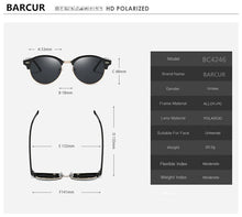 Load image into Gallery viewer, BARCUR Retro Round Sunglasses Men  Brand Eyewear Leopard Sun Glasses For Women UV400