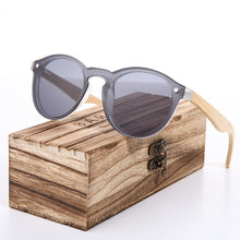 Load image into Gallery viewer, BARCUR Rimless Sun Glasses Men UV400 Retro Sunglasses Women Designer Wood Glasses oculos de sol
