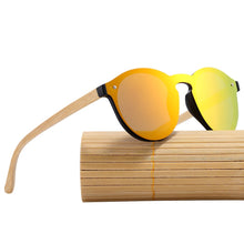 Load image into Gallery viewer, BARCUR Rimless Sun Glasses Men UV400 Retro Sunglasses Women Designer Wood Glasses oculos de sol