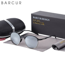 Load image into Gallery viewer, BARCUR Sunglasses Women  Brand Polarized Sun Glasses TR90 Temples Driving Round Ladies Sunglass