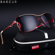 Load image into Gallery viewer, BARCUR Women's Sunglasses Oversized Shade Sun glasses Women Polarizing Glasses Gradient Lens UV400 Protection oculos lunette de
