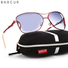 Load image into Gallery viewer, BARCUR Women's Sunglasses Oversized Shade Sun glasses Women Polarizing Glasses Gradient Lens UV400 Protection oculos lunette de