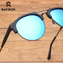 Load image into Gallery viewer, BAVIRON Similar Wooden Sunglasses Unisex Retro Trend Sun Glasses Acetate Anti-UV400  Polarized Sunglasses Eyewear 15144