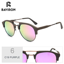 Load image into Gallery viewer, BAVIRON Similar Wooden Sunglasses Unisex Retro Trend Sun Glasses Acetate Anti-UV400  Polarized Sunglasses Eyewear 15144