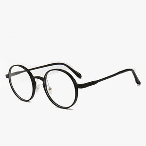 BCLEAR 2022   Plastic Steel Classic Vintage Glasses Frame Students Light Retro Flat Round Optical Eyeglasses Frames