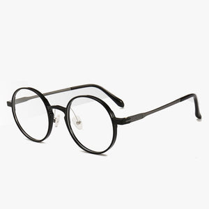 BCLEAR 2022   Plastic Steel Classic Vintage Glasses Frame Students Light Retro Flat Round Optical Eyeglasses Frames
