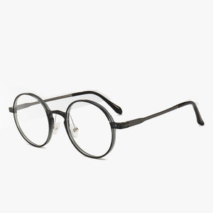 BCLEAR 2022   Plastic Steel Classic Vintage Glasses Frame Students Light Retro Flat Round Optical Eyeglasses Frames