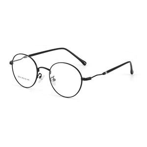BCLEAR 2023 Man Woman Retro Large Round Glasses Metal Alloy Eyeglass Frame Black Silver Gold Spectacles Eyeglasses Optical