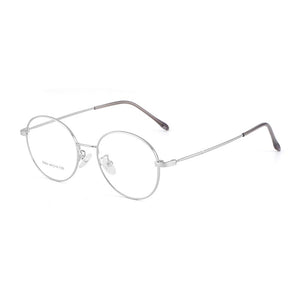 BCLEAR 2023 Retro Man Woman Round Glasses Metal Alloy Eyeglass Frame Black Silver Gold Spectacles Eyeglasses