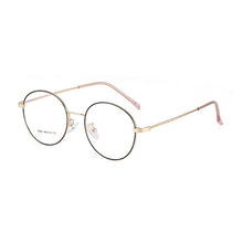 Load image into Gallery viewer, BCLEAR 2023 Retro Man Woman Round Glasses Metal Alloy Eyeglass Frame Black Silver Gold Spectacles Eyeglasses