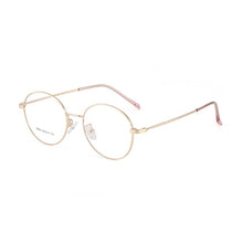 Load image into Gallery viewer, BCLEAR 2023 Retro Man Woman Round Glasses Metal Alloy Eyeglass Frame Black Silver Gold Spectacles Eyeglasses
