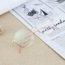 Load image into Gallery viewer, BCLEAR 2023 Retro Man Woman Round Glasses Metal Alloy Eyeglass Frame Black Silver Gold Spectacles Eyeglasses