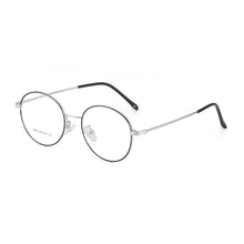 Load image into Gallery viewer, BCLEAR 2023 Retro Man Woman Round Glasses Metal Alloy Eyeglass Frame Black Silver Gold Spectacles Eyeglasses