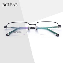 Load image into Gallery viewer, BCLEAR 2023 Men Eyeglasses Frame Ultra Light-weighted Flexible IP Electronic Plating Metal Material Rim Glasses