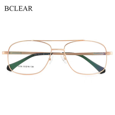 BCLEAR 2023 Vintage Big Frame Spectacle Glasses Man Double Bridge Retro Eyeglasses Optical Glasses Frame Male Eyewear