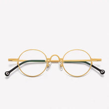 Load image into Gallery viewer, BCLEAR 2023  Retro Small Round Frame Pure Titanium Myopia Eyeglasses Male Desgin Ultra-light Man Eyewear