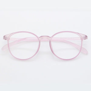 BCLEAR 2023  Unisex Ultra Light TR90 Retro Eyeglasses Frames Women Round Spectacle Prescription Frame Myopia