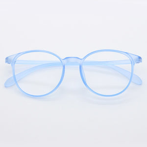 BCLEAR 2023  Unisex Ultra Light TR90 Retro Eyeglasses Frames Women Round Spectacle Prescription Frame Myopia
