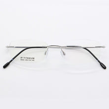 Carica l&#39;immagine nel visualizzatore di Gallery, BCLEAR 49-18-140 Men Women Titanium Rimless Unisex Frames Ultralight Frameless  Optical Frames Eyewear 9004