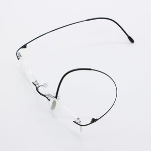 BCLEAR 49-18-140 Men Women Titanium Rimless Unisex Frames Ultralight Frameless  Optical Frames Eyewear 9004