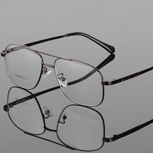 Load image into Gallery viewer, BCLEAR Alloy Full Rim  Eyeglasses Frame for Men and Women Optical Eyewear Frame Spectacles Black Gray Gold Silver