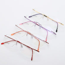 Load image into Gallery viewer, BCLEAR Beautiful Women Pure Titanium Rimless Ladies Frames Ultralight Frameless Optical Frame Eyewear  9012