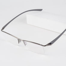Load image into Gallery viewer, BCLEAR Classic Brand  Men Half-frame Optical Frame Titanium Alloy Half Rim Eyeglasses Frames Big Small Faces