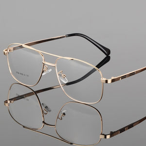 BCLEAR Desgin Men Classic Square Glasses Optics Frame  Double Bridge Prescription Glasses Frames Optical Eyewear 2256