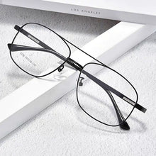 Load image into Gallery viewer, BCLEAR Desgin Men Classic Square Glasses Optics Frame  Double Bridge Prescription Glasses Frames Optical Eyewear 2256