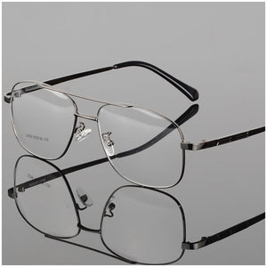 BCLEAR Desgin Men Classic Square Glasses Optics Frame  Double Bridge Prescription Glasses Frames Optical Eyewear 2256