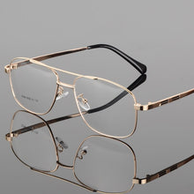 Load image into Gallery viewer, BCLEAR Desgin Men Classic Square Glasses Optics Frame  Double Bridge Prescription Glasses Frames Optical Eyewear 2256
