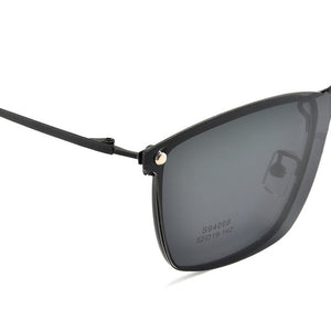 BCLEAR Eyeglasses Frame Optical Prescription Glasses with Magnetic Clip-on Spectacles Eyewear Metal Full Rim Eyeglasses