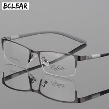 Carica l&#39;immagine nel visualizzatore di Gallery, BCLEAR Eyewear Titanium Glasses Frame Men Eyeglasses Computer Optical Prescription Reading Clear Eye Lens male Spectacle lunette