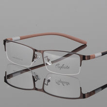 Carica l&#39;immagine nel visualizzatore di Gallery, BCLEAR Eyewear Titanium Glasses Frame Men Eyeglasses Computer Optical Prescription Reading Clear Eye Lens male Spectacle lunette