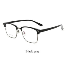 Load image into Gallery viewer, BCLEAR Men Alloy Glasses Frame Square Optics Frame  Prescription Glasses Frames Optical Eyewear Retro Classic