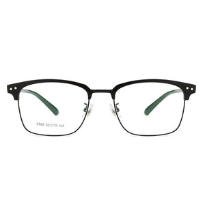 BCLEAR Men Alloy Glasses Frame Square Optics Frame  Prescription Glasses Frames Optical Eyewear Retro Classic
