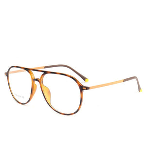 BCLEAR Plastic steel Double Bridge Eyeglasses Frames Colorful Men Women Prescription Optical Frame Retro Spectacles Hot