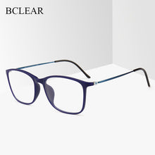 Carica l&#39;immagine nel visualizzatore di Gallery, BCLEAR  TR90 Glasses Frame Men or women Ultralight Unisex Square Plain Glass Eyeglasses Male Optical Frame Eyewear